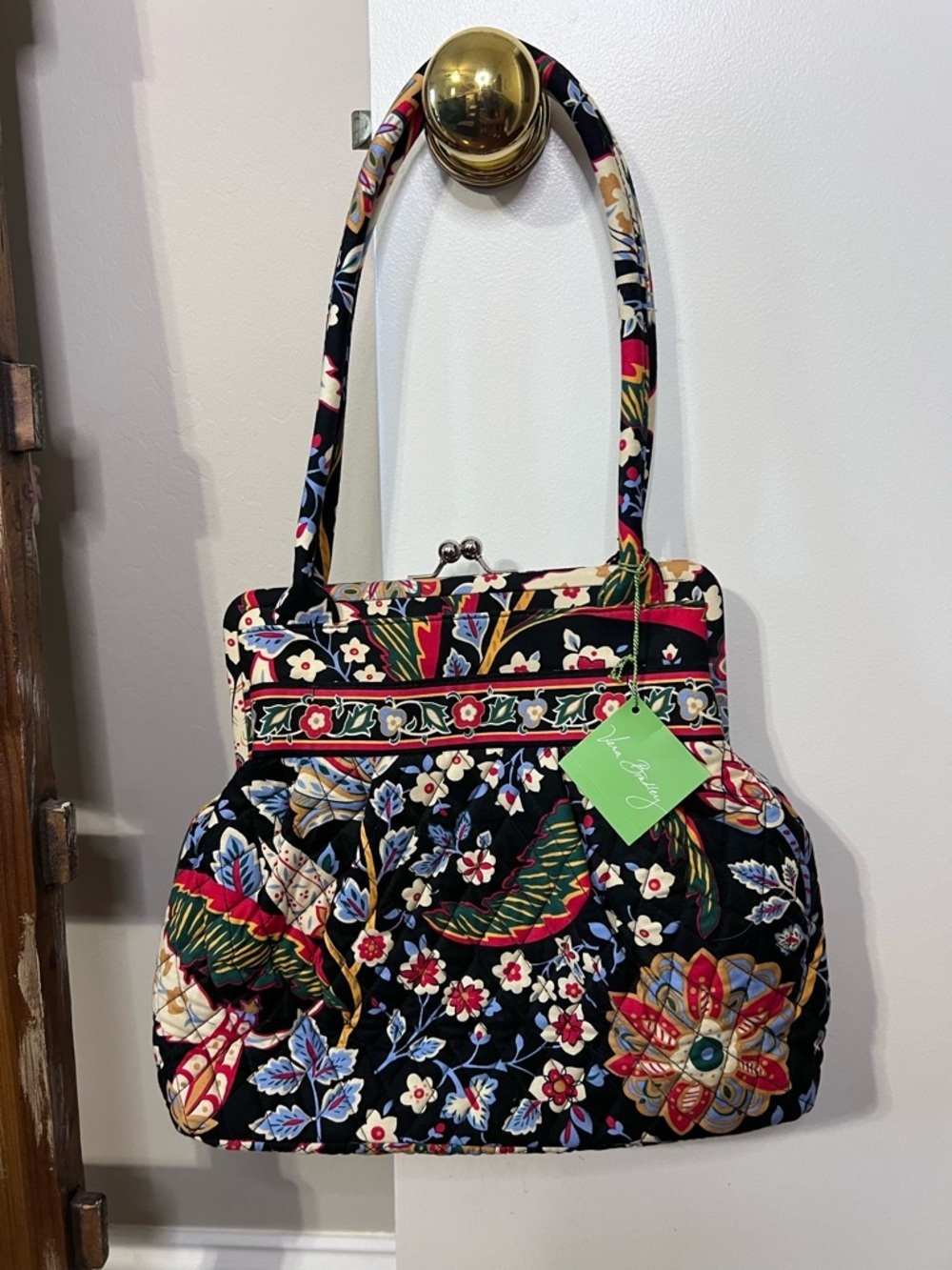 NWT Vera Bradley Alice Shoulder Bag Versailles Pattern